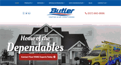 Desktop Screenshot of butlerheating.com