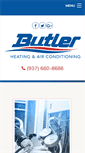 Mobile Screenshot of butlerheating.com